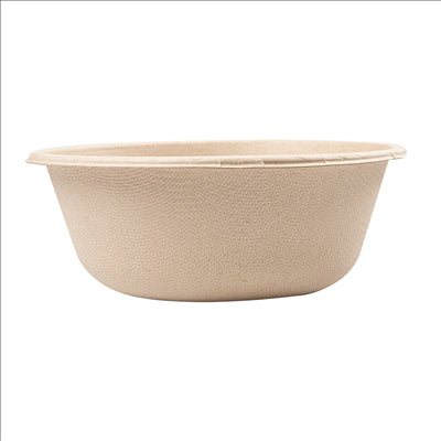 SALADIERS 'BIONIC' 500 ML Ø 15x6 CM NATUREL BAGASSE (500 UNITÉS)