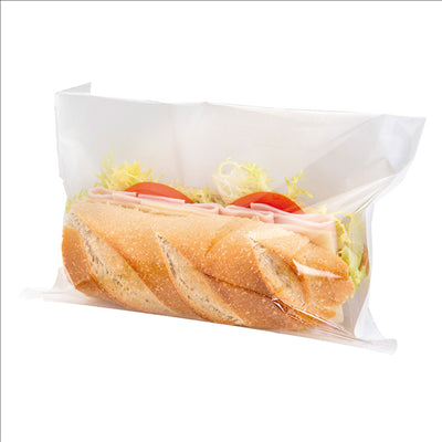 DELI PACK  30 G/M2 + 13 PP 28x22/20 CM BLANC KRAFT (500 UNITÉS)