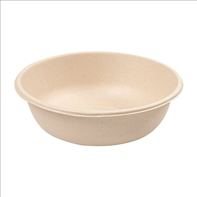 SALADIERS 'BIONIC' 950 ML Ø 18,6x6,1 CM NATUREL BAGASSE (500 UNITÉS)