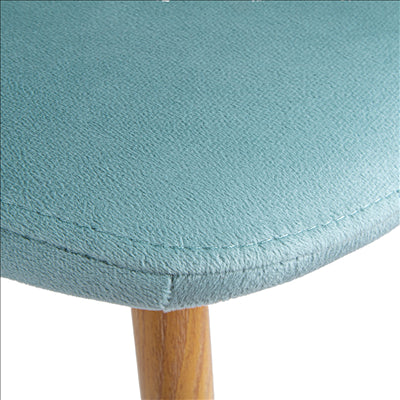 CHAISE 'SUPRA-TEK'  54x45x87 CM CACTUS VELOURS (4 UNITÉS)