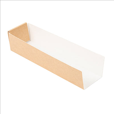 PELLES HOT DOG 'THEPACK' 220 G/M2 4,7x18,2x4 CM NATUREL CARTON ONDULÉ NANO-MICRO (1200 UNITÉS)