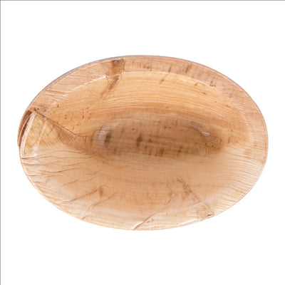 BOL OVALE COURBE 'ARECA' 70 ML 10x7,2x4,8 CM NATUREL ARECA (200 UNITÉS)