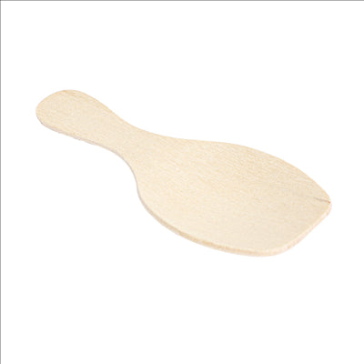 CUILLÈRES À GLACES EN SACHET  6,6 CM NATUREL BOIS (100 UNITÉS)