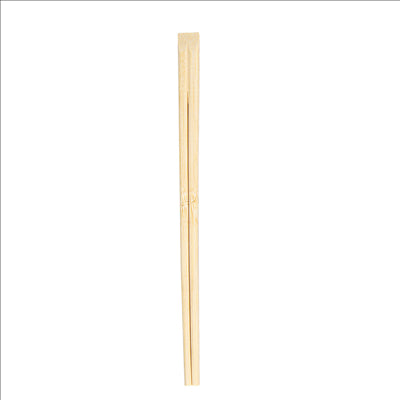 BAGUETTES CHINOISES  24 CM NATUREL BAMBOU (100 UNITÉS)