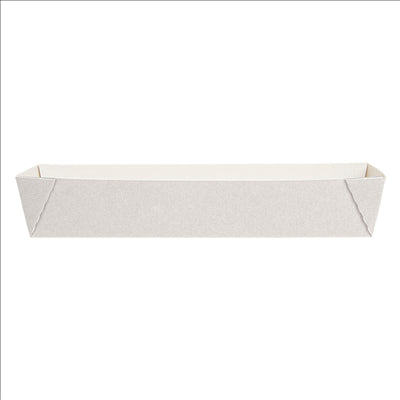 BOÎTES 'THEPACK' 250 G/M2 7x30x5 CM BLANC CARTON ONDULÉ NANO-MICRO (200 UNITÉS)