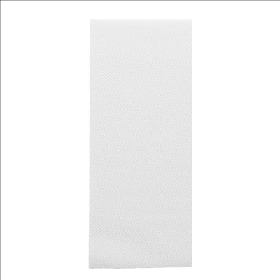 SERVIETTES P.1/8 SLIM  55 G/M2 33x40 CM BLANC AIRLAID (700 UNITÉS)