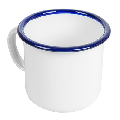 TASSES 'ENAMELWARE' 350 ML Ø 8x8 CM BLANC FER ÉMAILLÉ (6 UNITÉS)