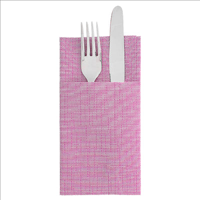 SERVIETTES "CANGURITO" 'DRY COTTON' 55 G/M2 33x40 CM FUCHSIA AIRLAID (700 UNITÉS)