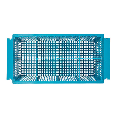 PANIER POUR COUVERTS SANS ANSE  42,5x21x15 CM BLEU PP (1 UNITÉ)