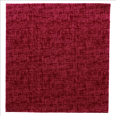 SERVIETTES P. 1/4 'JAZZ' 55 G/M2 40x40 CM BORDEAUX AIRLAID (700 UNITÉS)