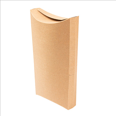 RÉCIPIENTS POUR BURRITOS  250 G/M2 19,5x12,5x3 CM MARRON CARTON (500 UNITÉS)