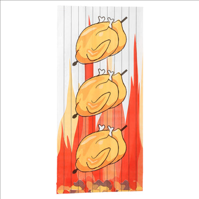 SACS POUR 1/2 POULET  40 G/M2 + 20µ PP 13+7,5x28 CM BLANC PAPIER (1000 UNITÉS)