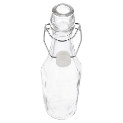 BOUTEILLE + FERMETURE CLIP 'WAKI GLASS' 500 ML Ø 7x27 CM TRANSPARENT VERRE (48 UNITÉS)