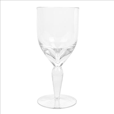 VERRES À PIED À EAU 340 ML Ø 7,9/7,7x18,3 CM TRANSPARENT POLYCARBONATE (12 UNITÉS)