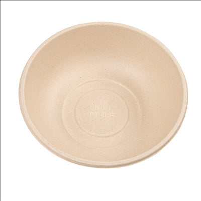 SALADIERS 'BIONIC' 950 ML Ø 18,6x6,1 CM NATUREL BAGASSE (500 UNITÉS)