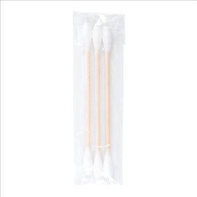 SACHETS 3 BATONNETS  7 CM NATUREL BOIS (1000 UNITÉS)