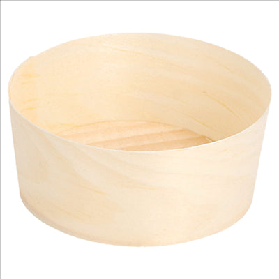 POTS EN FEUILLE DE PEUPLIER  Ø 5,5x2,2 CM NATUREL BOIS (100 UNITÉS)