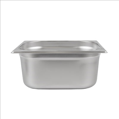 BAC GASTRONOME 1/2 8,4 L 32,5x26,5x15 CM ARGENTE INOX (1 UNITÉ)