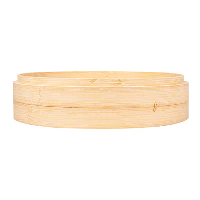 RÉCIPIENTS MAXI DIM-SUM  Ø 30x6 CM NATUREL BAMBOU (4 UNITÉS)