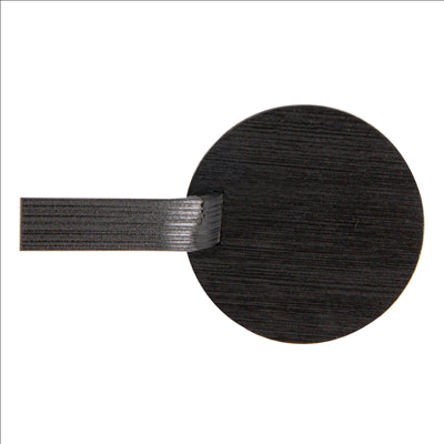 MINI PELLES POUR SNACKS  Ø 5 CM NOIR BAMBOU (100 UNITÉS)