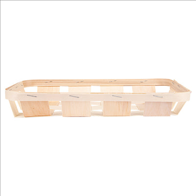 CORBEILLES  26x12,5x4 CM NATUREL BOIS (120 UNITÉS)