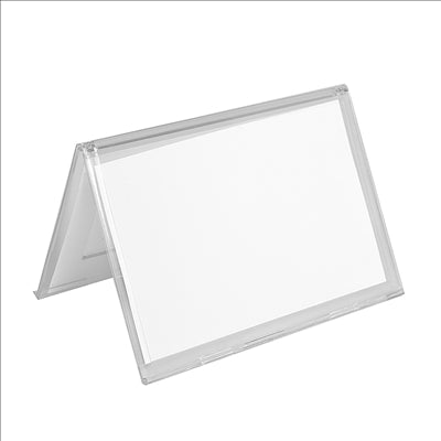 TRIANGLES DE TABLE  7,5x4,5 CM TRANSPARENT PS (200 UNITÉS)