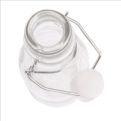 BOUTEILLE + FERMETURE CLIP 'WAKI GLASS' 250 ML Ø 5,5x19,5 CM TRANSPARENT VERRE (48 UNITÉS)