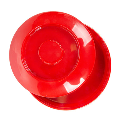 RÉCIPIENTS POUR TORTILLAS 'ASAMI WARE'  Ø 19 CM ROUGE MÉLAMINE (1 UNITÉ)