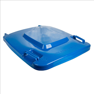 COUVERCLE POUR CONTENEUR 240L  71x56x7,4 CM BLEU HDPE (1 UNITÉ)