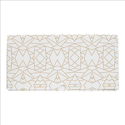 BOÎTES PATISSERIES SANS FENÊTRE 'THEPACK DECO' 250 G/M2 24x24x12 CM BLANC CARTON ONDULÉ NANO-MICRO (50 UNITÉS)