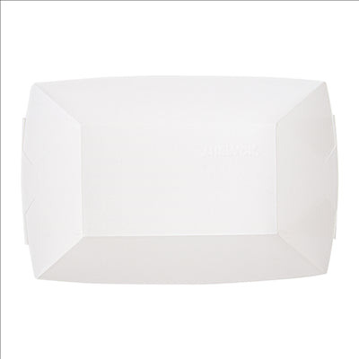 BARQUETTES 'THEPACK' 2400 G 230 G/M2 17x9,7x6,3 CM BLANC CARTON ONDULÉ NANO-MICRO (600 UNITÉS)