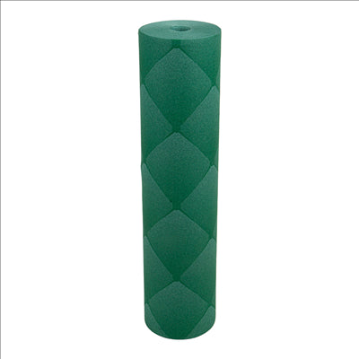 "TÊTE-À-TÊTE" PRÉ. 120CM (20 FEU.) 'RHOMBUS' 55 G/M2 0,40x24 M VERT JAGUAR AIRLAID (6 UNITÉS)