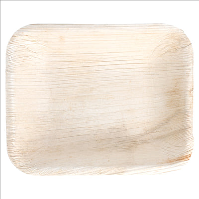 PLATEAUX RECTANGULAIRES 'ARECA'  16x12,5x3 CM NATUREL ARECA (200 UNITÉS)