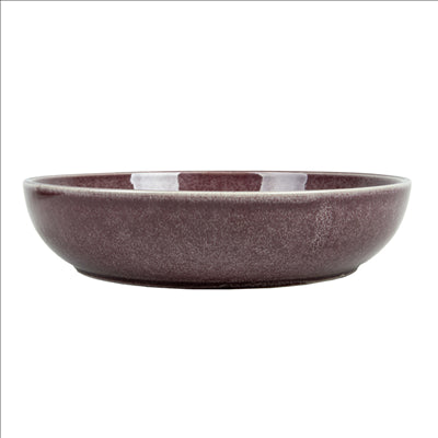 ASSIETTES CREUSES 'AKALA' 630 ML Ø20x4,5 CM BORDEAUX STONEWARE (6 UNITÉS)