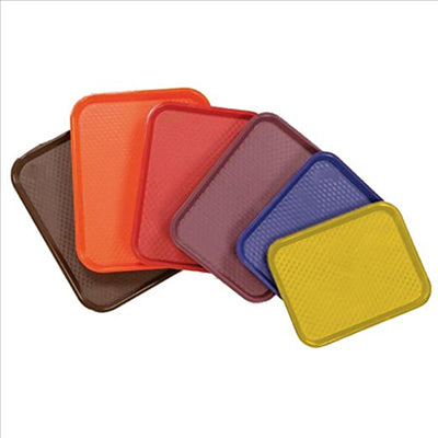 PLATEAU FAST FOOD  35,5x45,3 CM BLEU PP (1 UNITÉ)