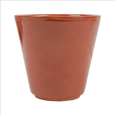 VERRES EN FAÏENCE 380 ML Ø9,1x9 CM MARRON CERAMIQUE (30 UNITÉS)