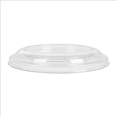 COUVERCLES BAS POUR POTS 260.48/49/50  Ø 10,2x1,3 CM TRANSPARENT RPET (900 UNITÉS)