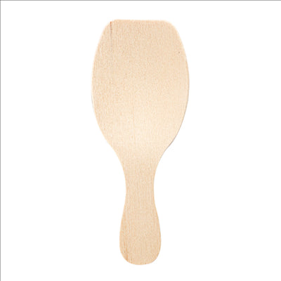 CUILLÈRES À GLACES EN SACHET  6,6 CM NATUREL BOIS (100 UNITÉS)