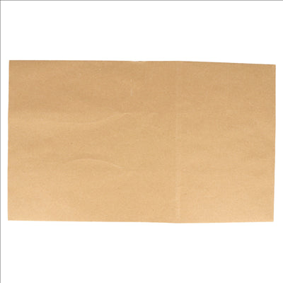 SACS SOS SANS ANSES  70 G/M2 22+14x37 CM NATUREL KRAFT (500 UNITÉS)