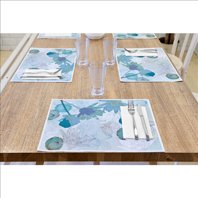 SETS DE TABLE OFFSET 'LOTUS' 70 G/M2 31x43 CM QUADRICHROMIE PAPIER (2000 UNITÉS)