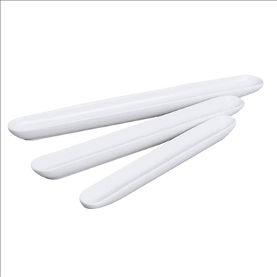 RÉCIPIENTS OBLONGS  29,5 CM BLANC PORCELAINE (6 UNITÉS)