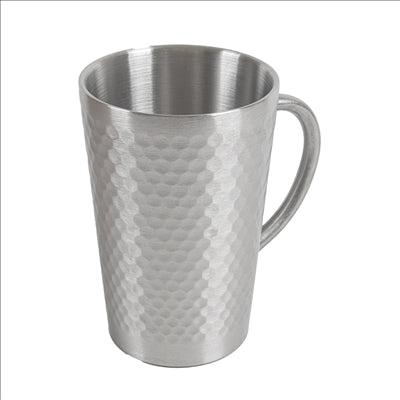 TASSES 'ARTINOX' 350 ML Ø 8,2x12 CM ARGENTE INOX (6 UNITÉS)