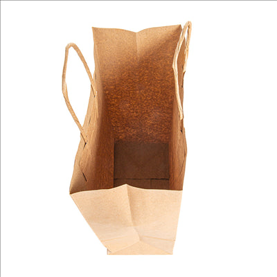 SACS SOS AVEC ANSES  80 G/M2 20+10x29 CM NATUREL KRAFT (250 UNITÉS)