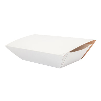 HOUSSES POUR BARQUETTES 'THEPACK' 1440 G 250 G/M2 13,9x9x6,7 CM BLANC CARTON ONDULÉ NANO-MICRO (600 UNITÉS)