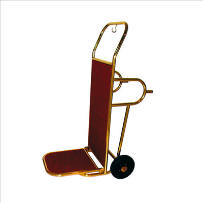 DIABLE PORTE VALISES LUXE 'ARROW'  70x56x120 CM DORE INOX (1 UNITÉ)