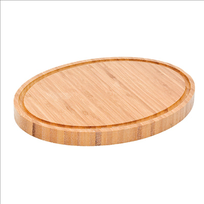 PLATEAU ROND  Ø 30,6x2 CM BAMBOU (1 UNITÉ)