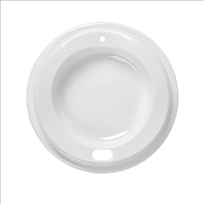COUVERCLES POUR RÉFÉRENCE 263.94  Ø 8,9 cm BLANC PP (48 UNITÉS)