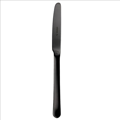 COUTEAUX 'OSLO'  23 CM NOIR ACIER (12 UNITÉS)