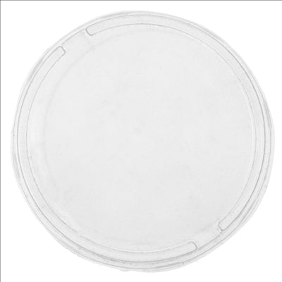 COUVERCLES HAUTES POUR RÉCIPIENTS 214.71/83  Ø 11,8 CM TRANSPARENT PET (100 UNITÉS)