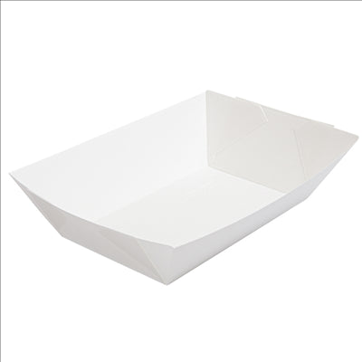 BARQUETTES 'THEPACK' 2400 G 230 G/M2 17x9,7x6,3 CM BLANC CARTON ONDULÉ NANO-MICRO (600 UNITÉS)